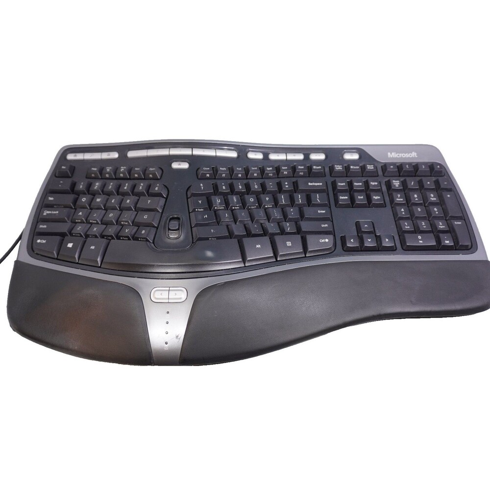 Microsoft 4000 Natural Ergonomic Keyboard USB Model KU-0462 Tested
